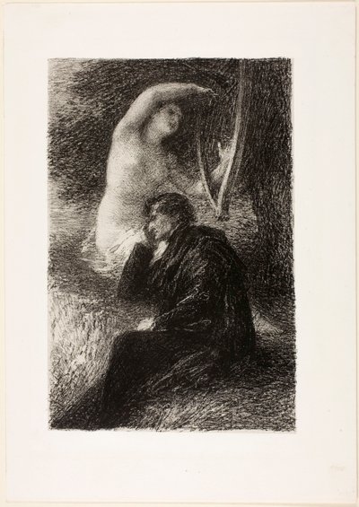 Lélio: Harfa Liparyjska, od Hectora Berlioza, sa vie et ses oeuvres autorstwa Henri Fantin-Latour