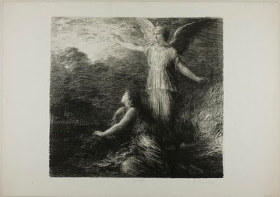 Paradise and the Peri (otwarcie), pierwsza płyta autorstwa Henri Fantin-Latour