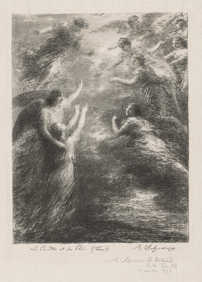 Raj i Peri autorstwa Henri Fantin-Latour