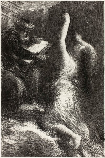 Parsifal, Akt II: Ewokacja Kundry autorstwa Henri Fantin-Latour