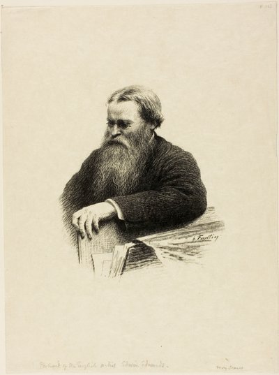 Portret artysty Edwina Edwardsa autorstwa Henri Fantin-Latour