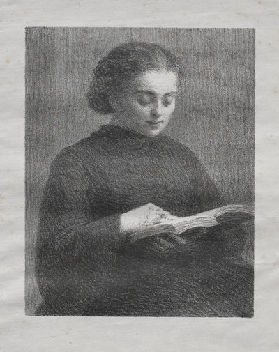 Czytanie: Portret siostry artysty autorstwa Henri Fantin-Latour