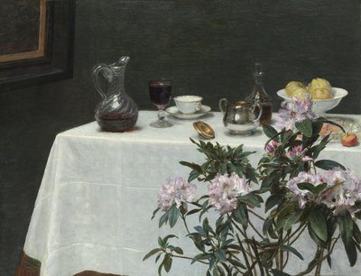 Martwa natura: Narożnik stołu autorstwa Henri Fantin-Latour