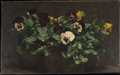Martwa natura z bratkami autorstwa Henri Fantin-Latour