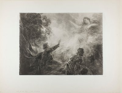 Wróżka Alp, pierwszy talerz autorstwa Henri Fantin-Latour