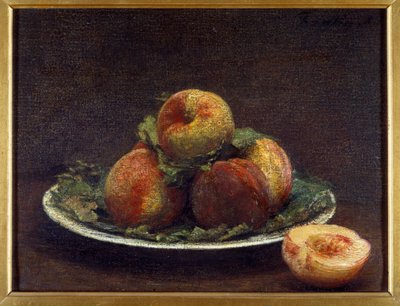 Talerz pecz Obraz Henri Fantina Latoura (Fantin-Latour autorstwa Ignace Henri Jean Fantin Latour