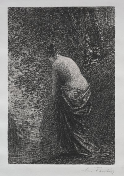 Kąpiący się stojący autorstwa Ignace Henri Jean Fantin-Latour