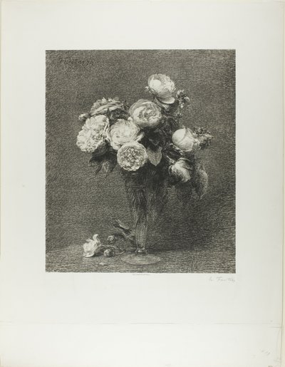 Bukiet róż autorstwa Henri Fantin Latour