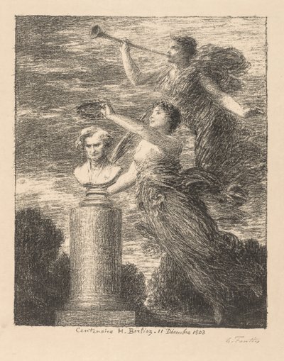 Stulecie Hectora Berlioza autorstwa Ignace Henri Jean Fantin-Latour