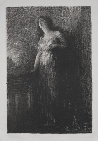 Zwierzenie się w nocy autorstwa Ignace Henri Jean Fantin-Latour