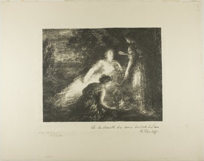 Przekleństwo autorstwa Ignace Henri Jean Fantin-Latour