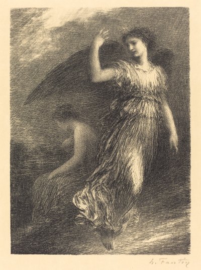 Debiut z "Raju i Peri" (3. płyta) autorstwa Ignace Henri Jean Fantin Latour