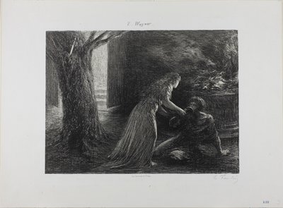 Debiut Walkirii autorstwa Ignace Henri Jean Fantin-Latour