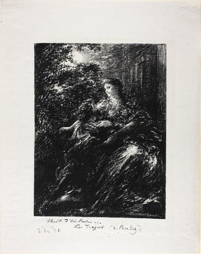 Duet Trojan, płyta szósta autorstwa Ignace Henri Jean Fantin-Latour