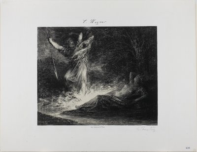 Koniec Walkirii autorstwa Ignace Henri Jean Fantin Latour