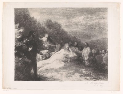 Faust i Mefisto widzą Helenę z Troi Helene autorstwa Ignace Henri Jean Fantin Latour