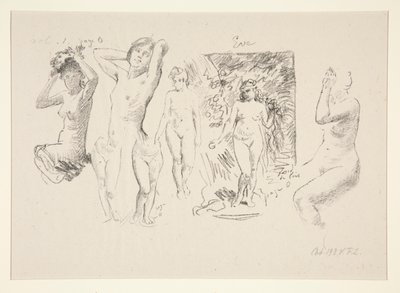 Arkusz autorstwa Ignace Henri Jean Fantin Latour