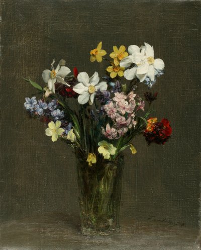 Kwiaty W Wazonie autorstwa Henri Fantin Latour