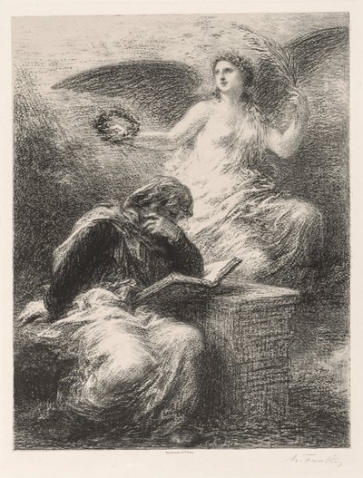 Chwała autorstwa Ignace Henri Jean Fantin-Latour