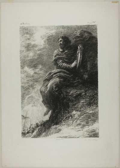 Harold: W górach autorstwa Ignace Henri Jean Fantin-Latour