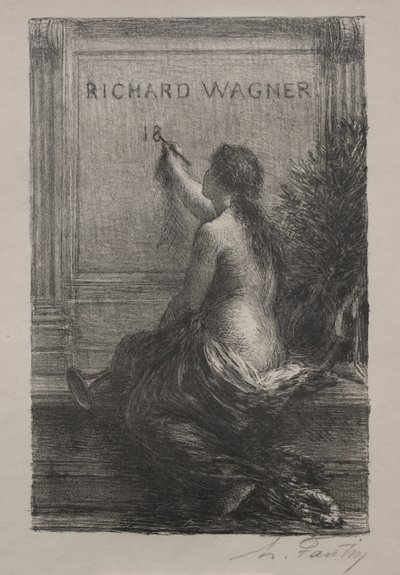 Nieśmiertelność autorstwa Ignace Henri Jean Fantin-Latour