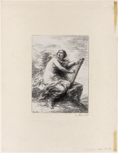 Inspiracja, pierwsza płyta autorstwa Ignace Henri Jean Fantin Latour