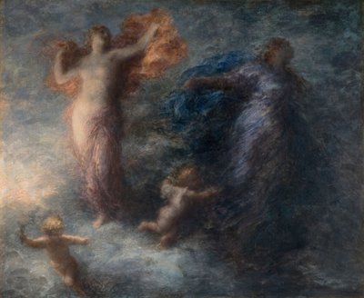Świt i noc, 1894. autorstwa Ignace Henri Jean Fantin Latour