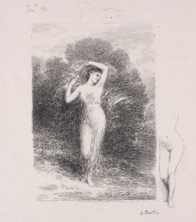 Młody pacjent autorstwa Ignace Henri Jean Fantin Latour
