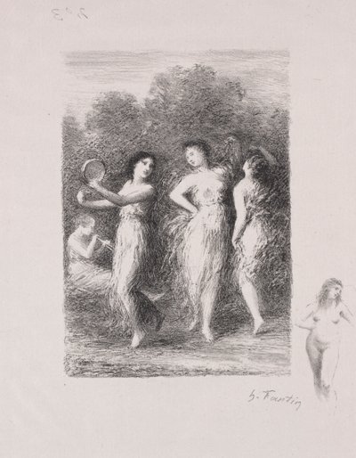 Młody pacjent autorstwa Ignace Henri Jean Fantin Latour