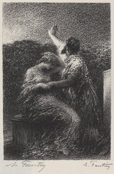 Mag Baltazar i Fatima autorstwa Ignace Henri Jean Fantin-Latour