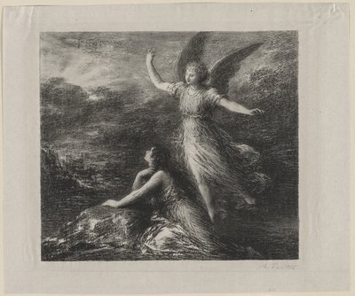 Raj i Peri autorstwa Ignace Henri Jean Fantin Latour