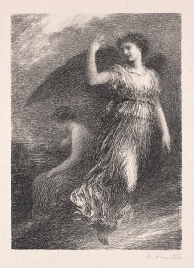 Raj i Peri - Debiut autorstwa Ignace Henri Jean Fantin Latour