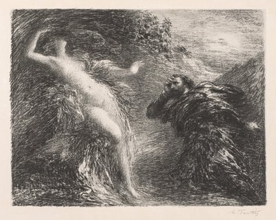 Manfred i Astarte autorstwa Ignace Henri Jean Fantin-Latour