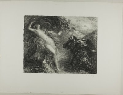 Manfred i Astartea, trzecia płyta autorstwa Ignace Henri Jean Fantin Latour