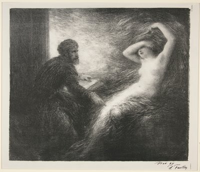 Parsifal: Akt II. Ewokacja Kundry autorstwa Ignace Henri Jean Fantin-Latour