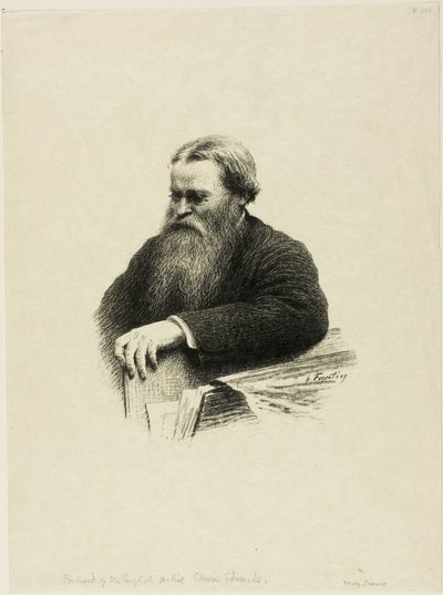 Portret artysty Edwina Edwardsa autorstwa Ignace Henri Jean Fantin-Latour