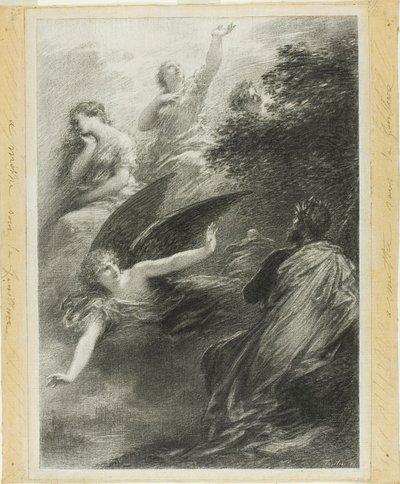 Religie i religia autorstwa Ignace Henri Jean Fantin Latour