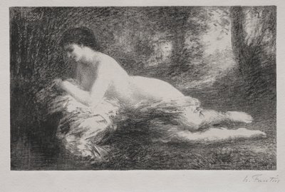 Zaduma autorstwa Ignace Henri Jean Fantin Latour