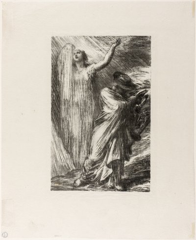 Zygfryd: Akt III, Ewokacja Erda autorstwa Ignace Henri Jean Fantin Latour