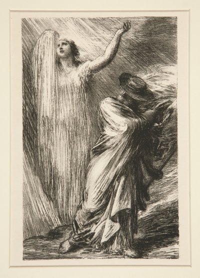Zygfryd: akt II, „powołanie d” autorstwa Ignace Henri Jean Fantin-Latour