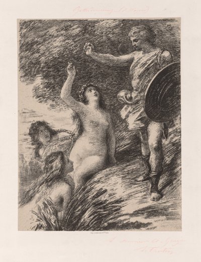 Zygfryd i Córki Renu autorstwa Ignace Henri Jean Fantin-Latour