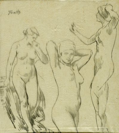 Studium [akty kobiece] autorstwa Ignace Henri Jean Fantin Latour