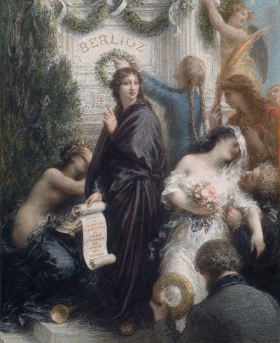 Rocznica (Hołd dla Hectora Berlioza) autorstwa Henri Fantin Latour