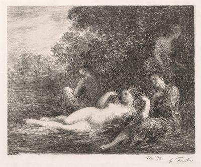 Kąpiący się autorstwa Ignace Henri Jean Fantin-Latour