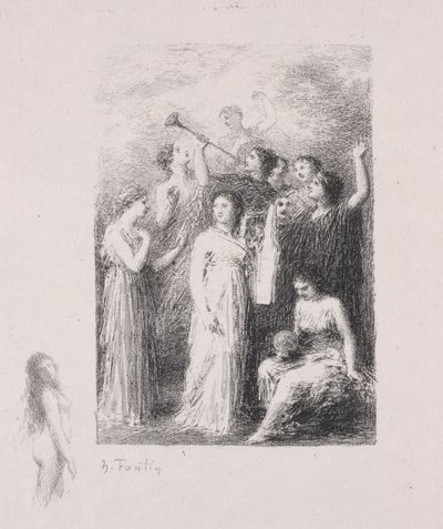 Ślepy autorstwa Ignace Henri Jean Fantin Latour