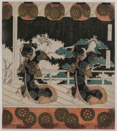 Taniec w Furuichi dla grupy Hisagataya autorstwa Ignace Henri Jean Fantin Latour