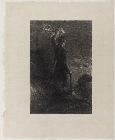 Tristan i Izolda, Akt II: Sygnał w nocy autorstwa Ignace Henri Jean Fantin Latour