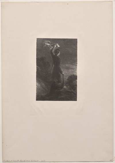 Tristan i Izolda, Akt II: Sygnał w nocy autorstwa Ignace Henri Jean Fantin Latour