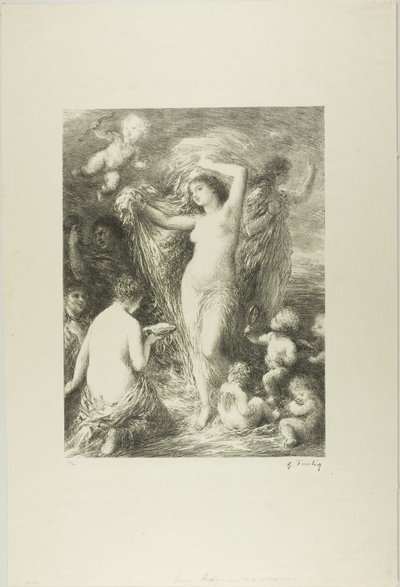 Wschodząca Wenus autorstwa Ignace Henri Jean Fantin Latour