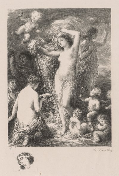 Wenus Anadyomene autorstwa Ignace Henri Jean Fantin-Latour